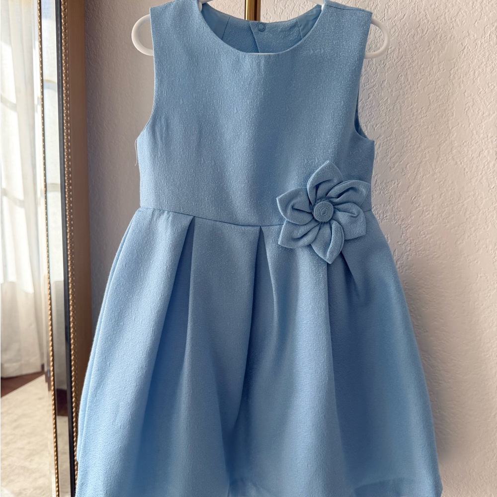 Mayoral Light Blue Formal Kids Dress